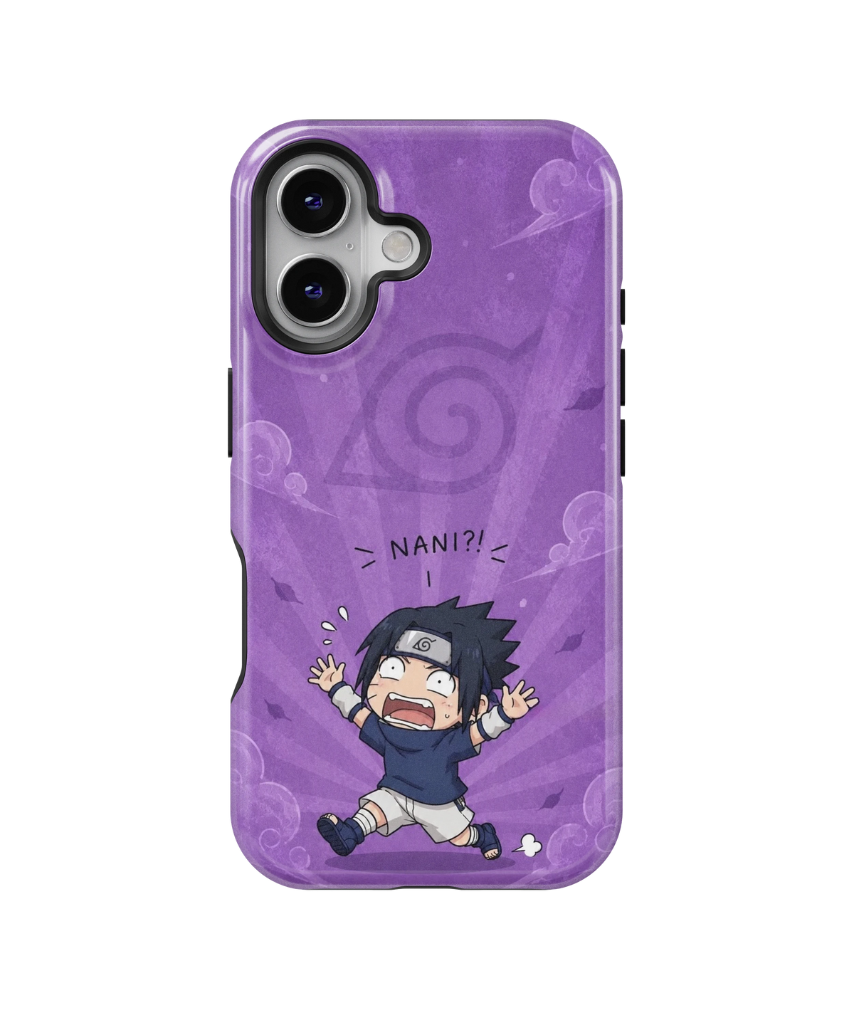 Coque iPhone Sasuke – Design NANI?! | Naruto
