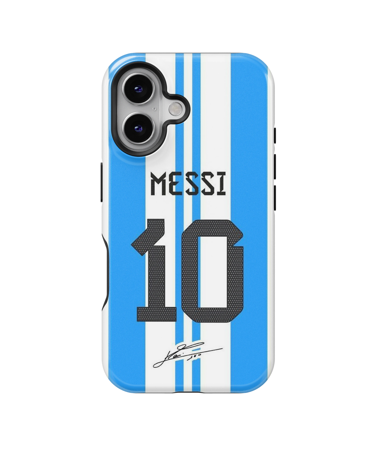 Coque iPhone Messi – Bleu et Blanc | Argentine