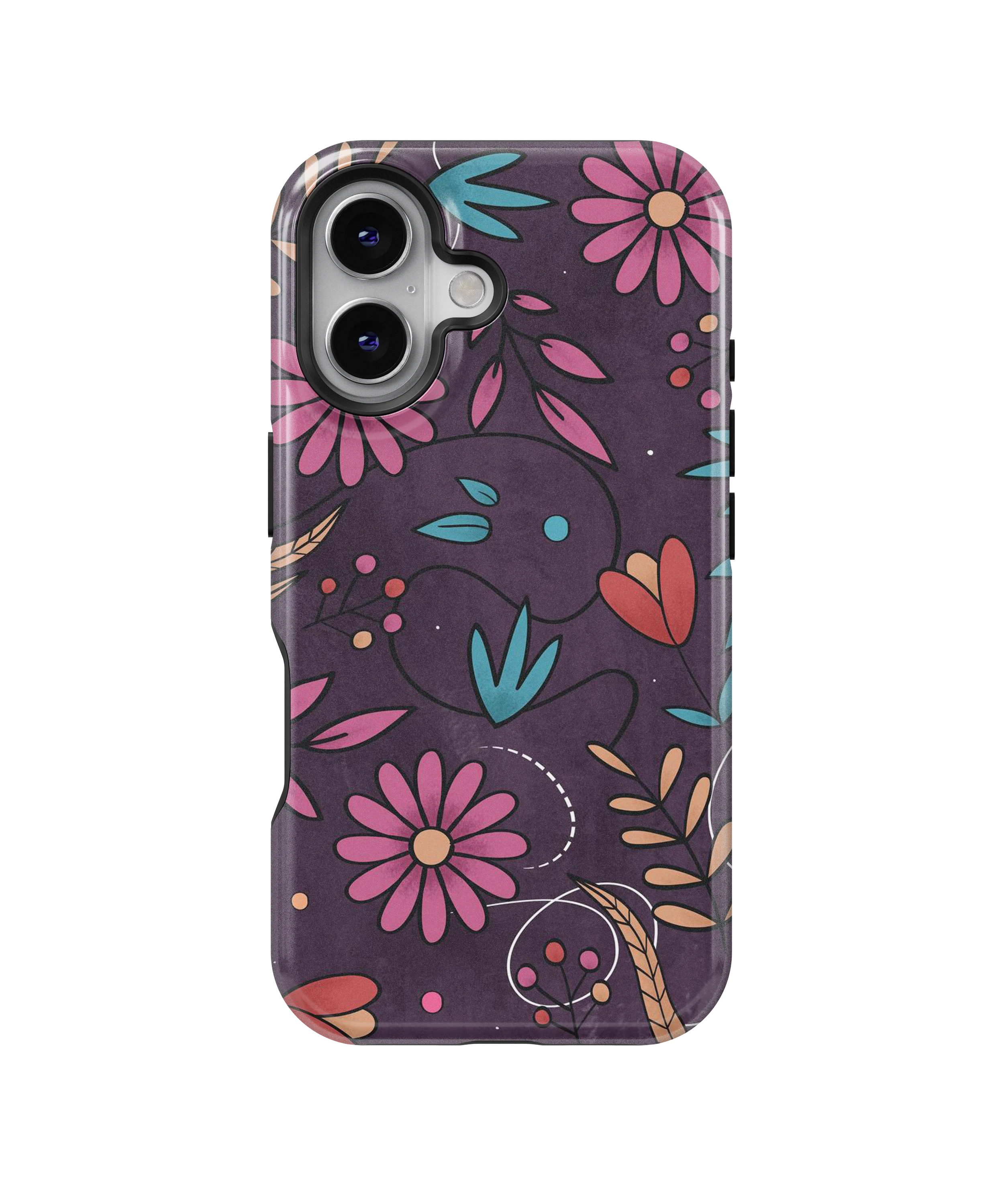 Coque iPhone – Design Floral Élégant & Coloré