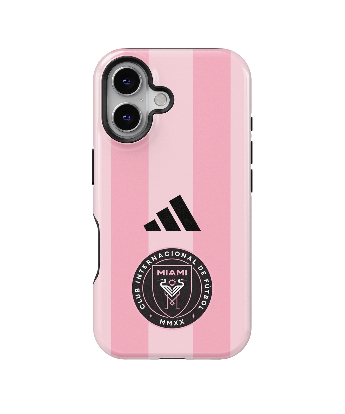 Coque iPhone Miami – Design Pink Stripes | Inter Miami