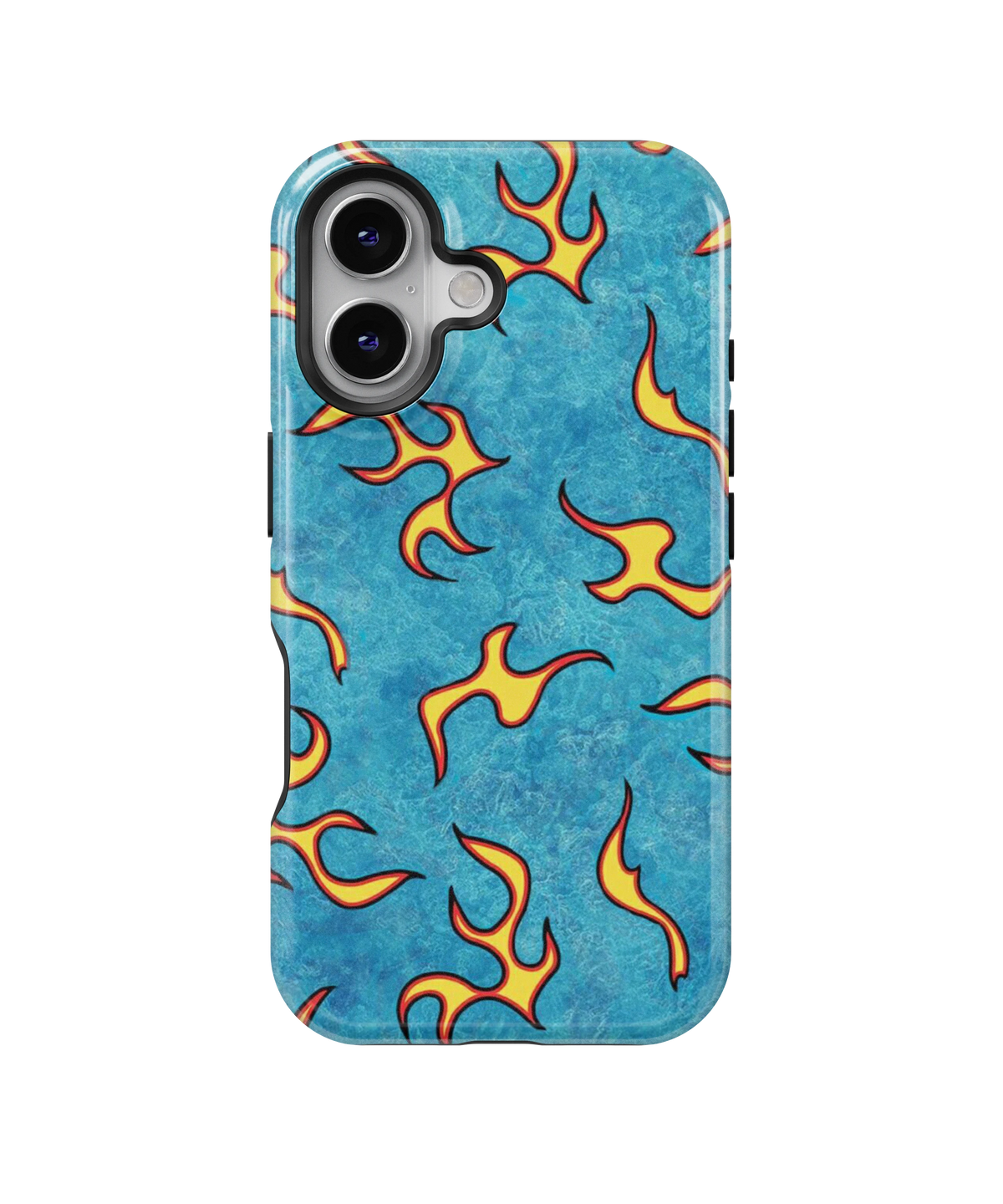 Coque iPhone – Blue Fire