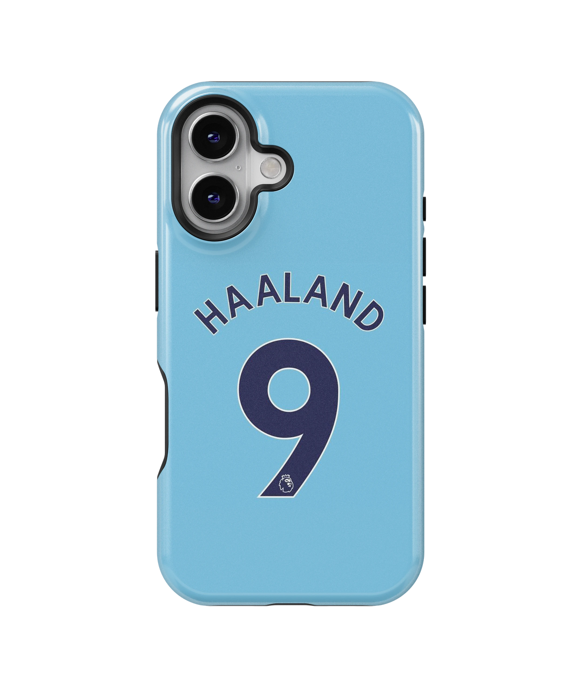 Coque iPhone Haaland – Design Bleu | Manchester City
