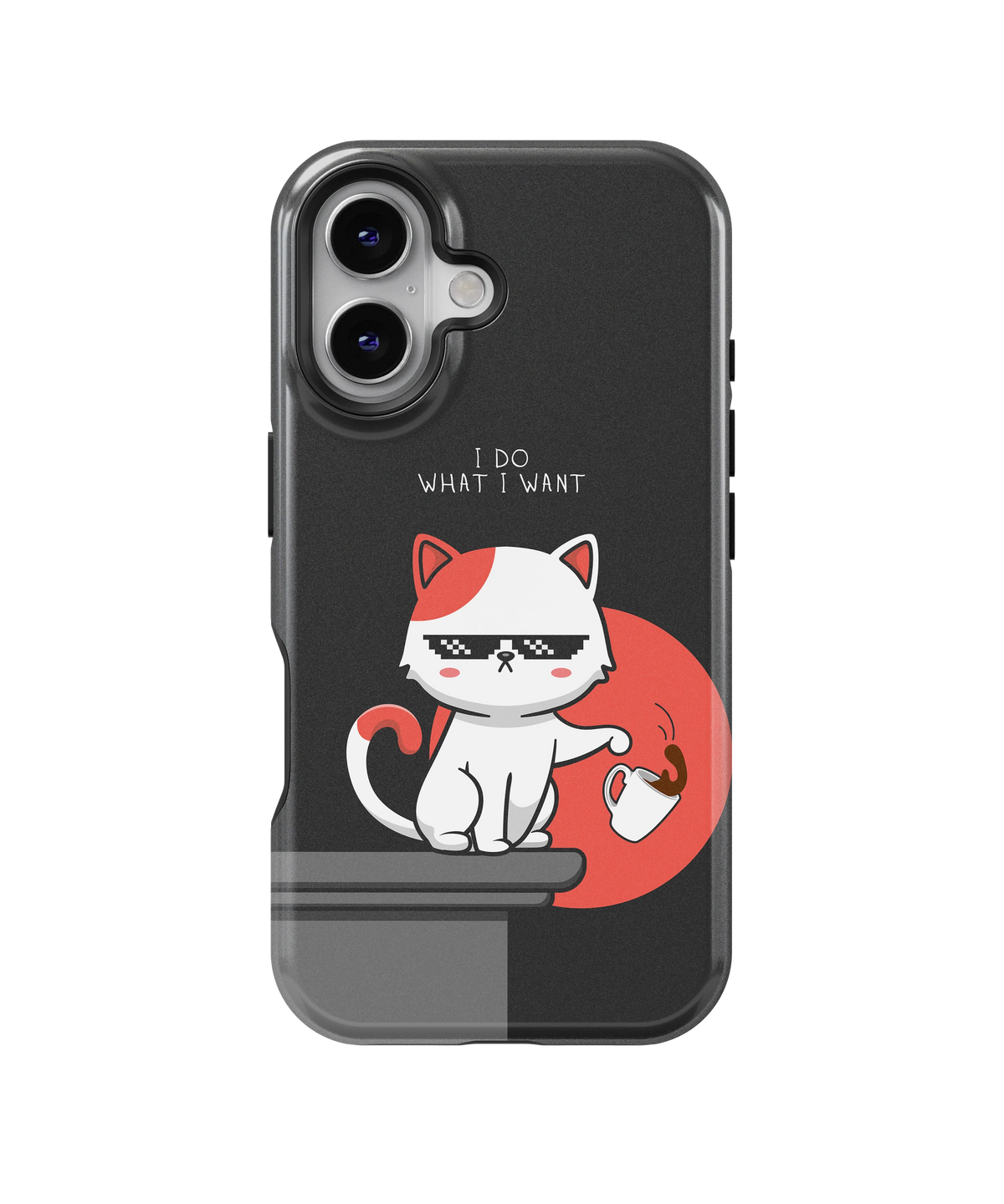 Coque iPhone – Cat Boss “I Do What I Want”