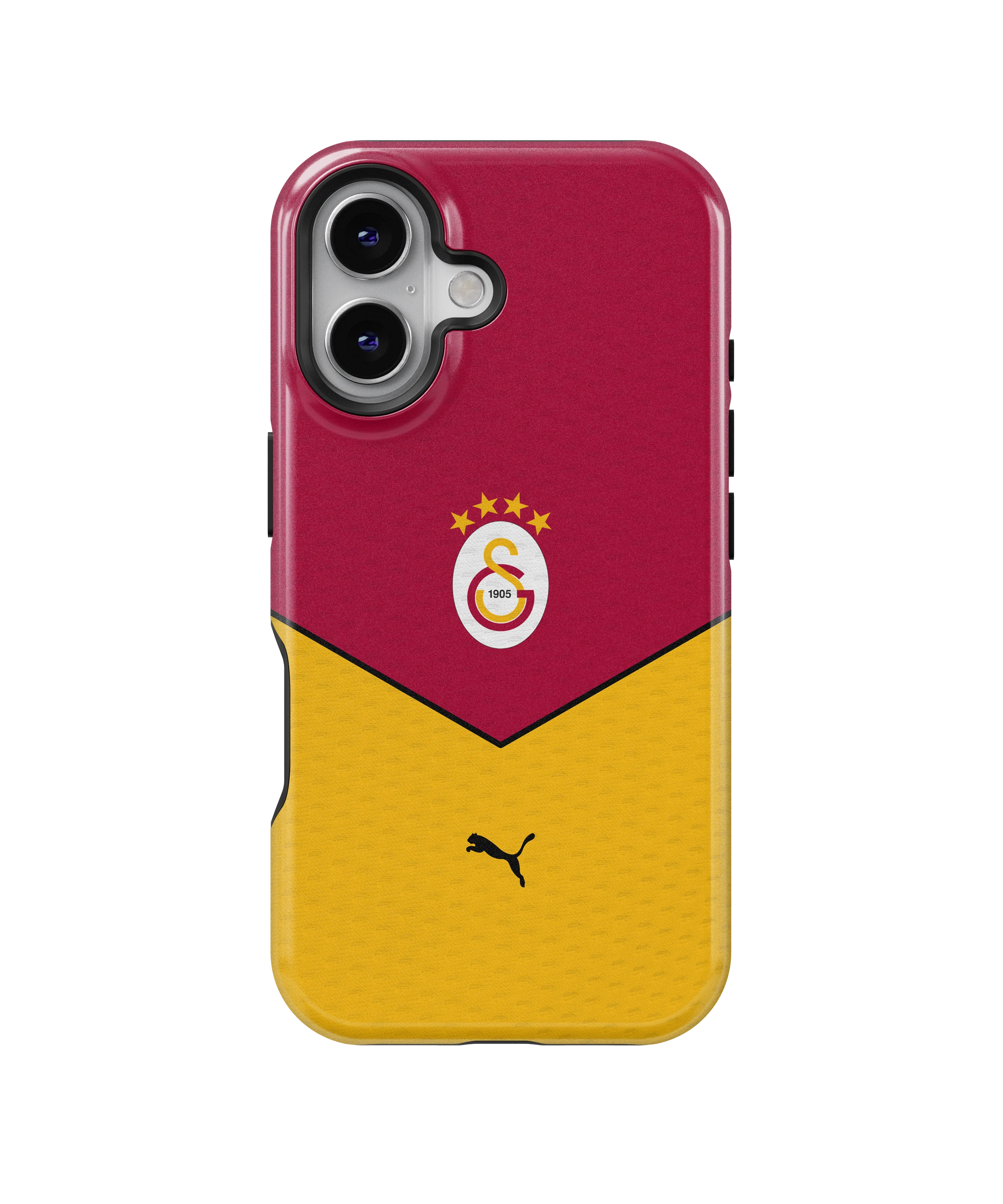 Coque iPhone – Style Maillot Galatasaray Rouge & Jaune