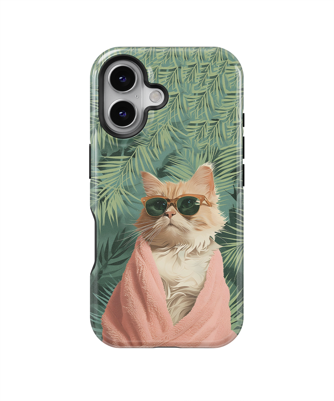 Coque iPhone – Chat Stylé Tropica
