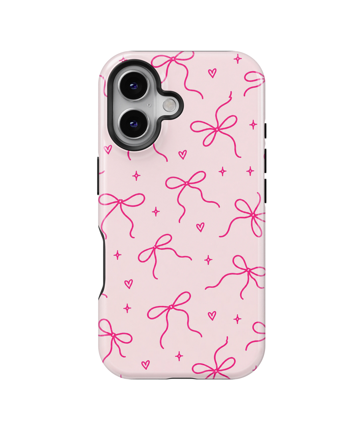 Coque iPhone – Design Nœuds Roses