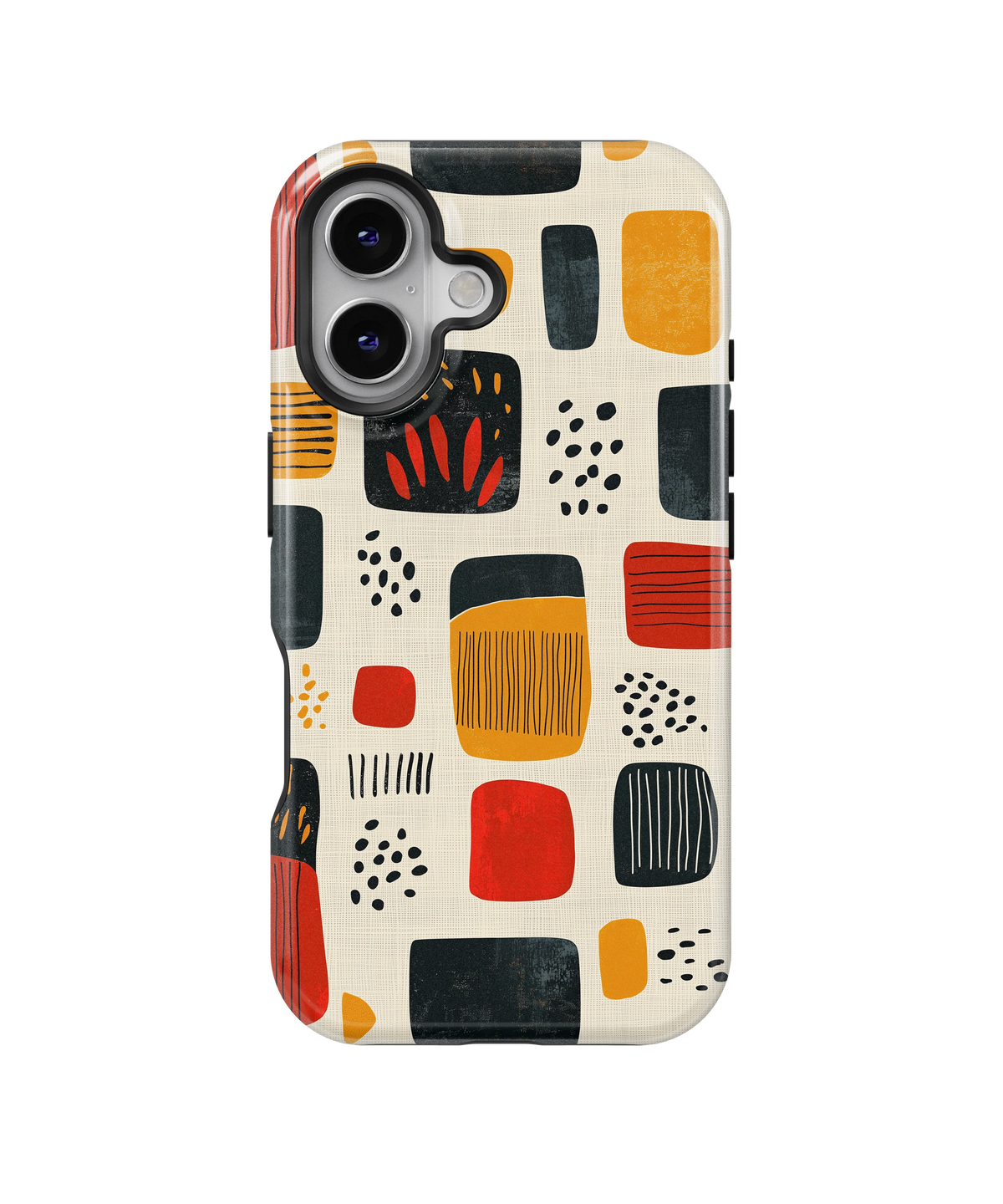 Coque iPhone – Design Abstrait Géométrique