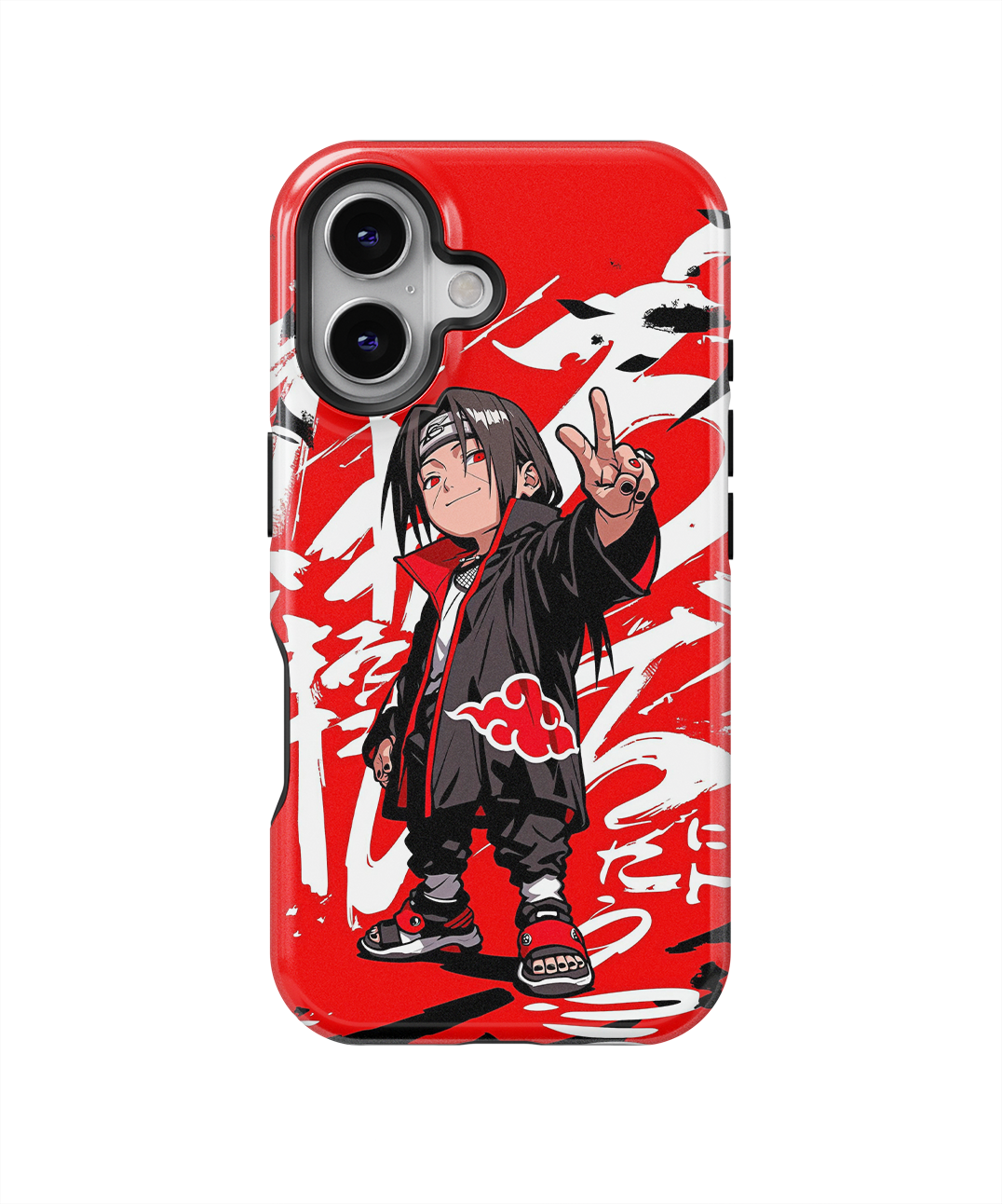 Coque iPhone Anime – Itachi Uchiha Akatsuki Style