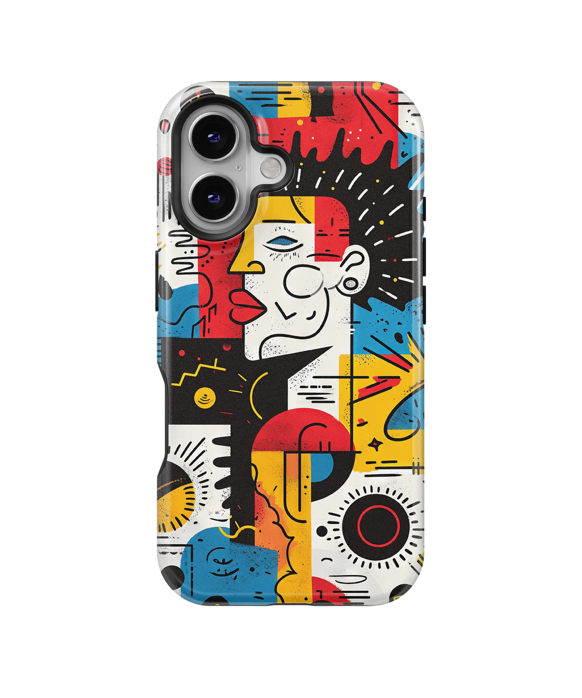 Coque iPhone – Design Abstrait Pop Art