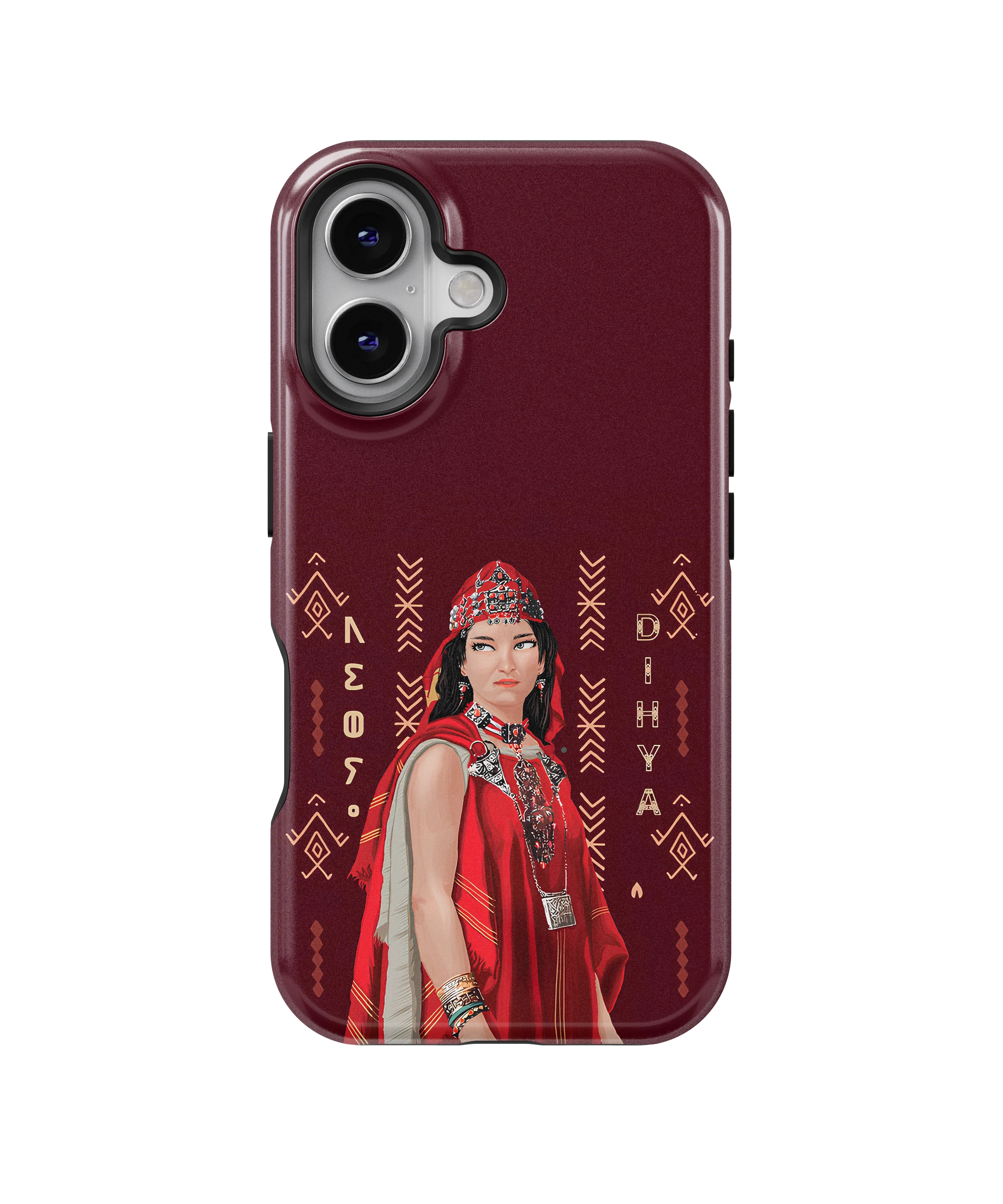 Coque iPhone – Design Amazigh Traditionnel “Dihya”