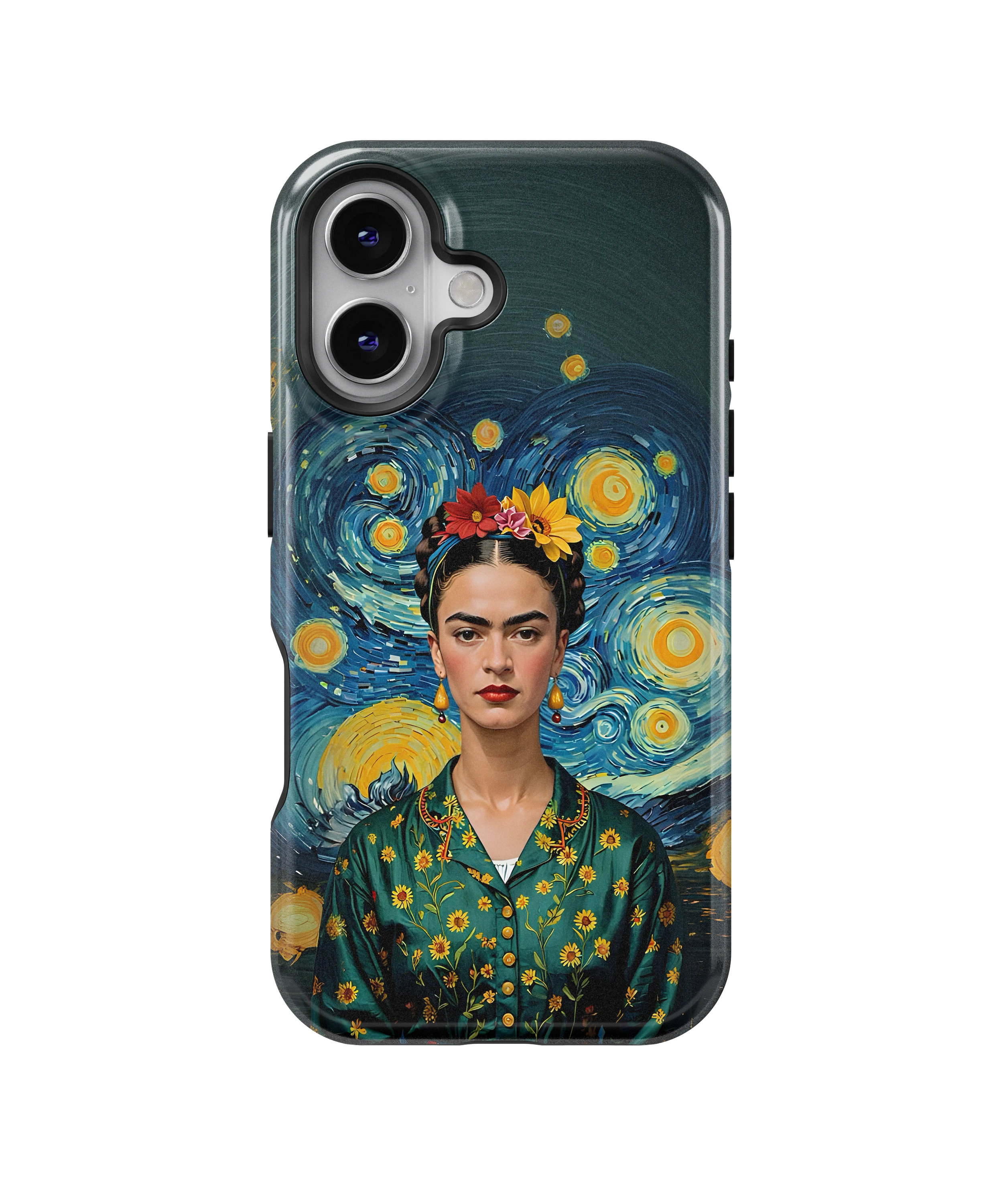 Coque iPhone – Portrait Artistique Inspiré de Frida Kahlo