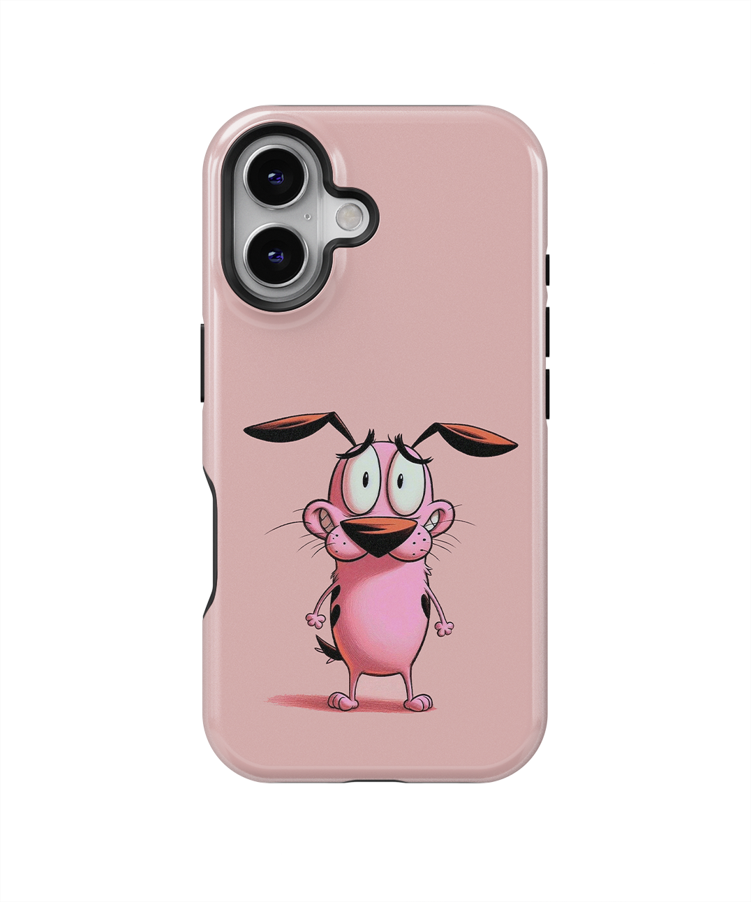 Coque iPhone – Design Courage le Chien