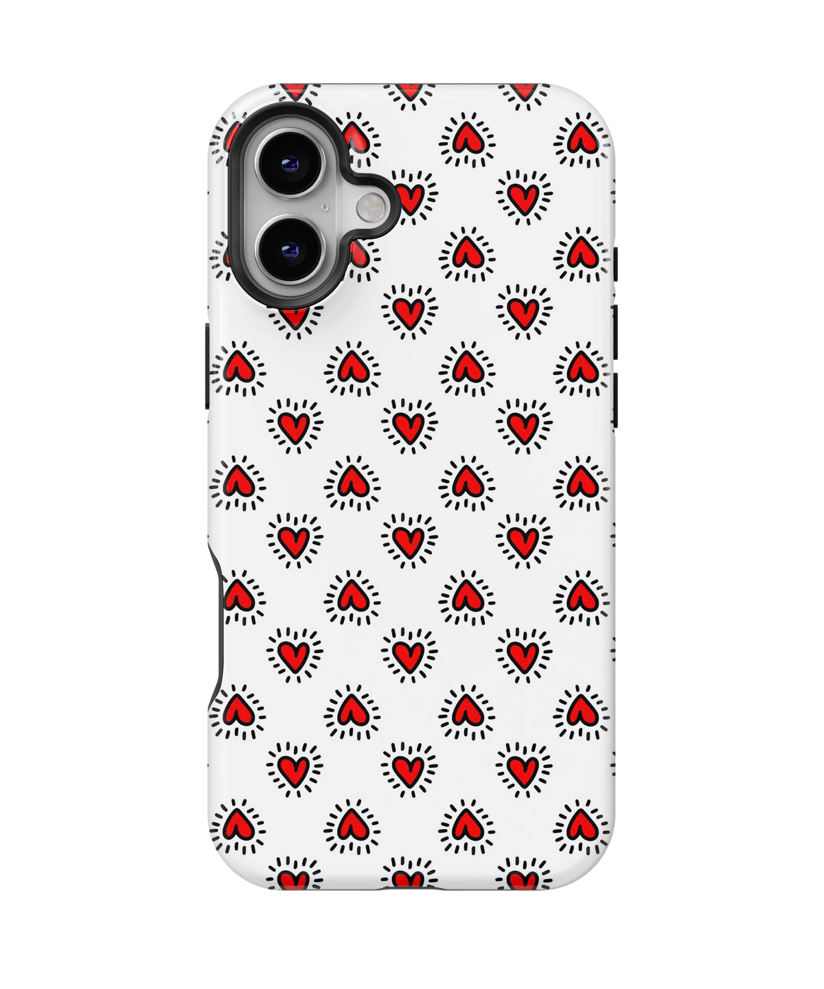 Coque iPhone – Design Cœurs Pop