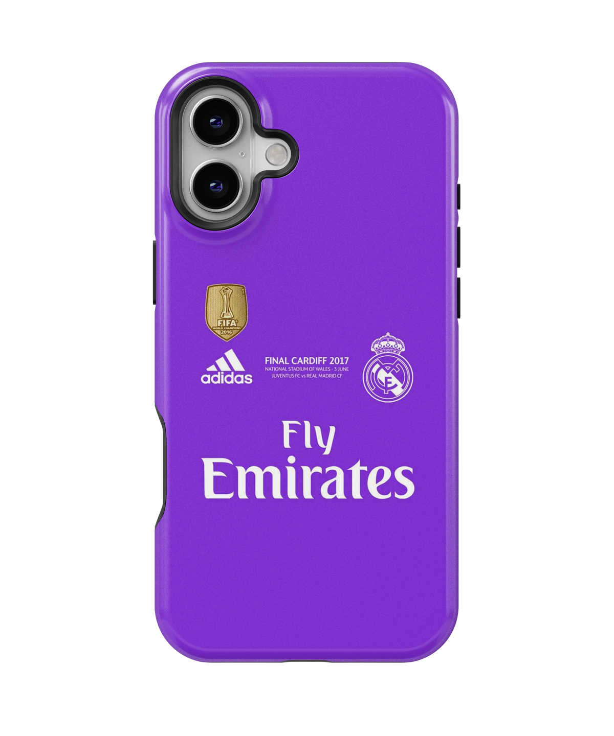 Coque iPhone Real Madrid – Violet | Fly Emirates