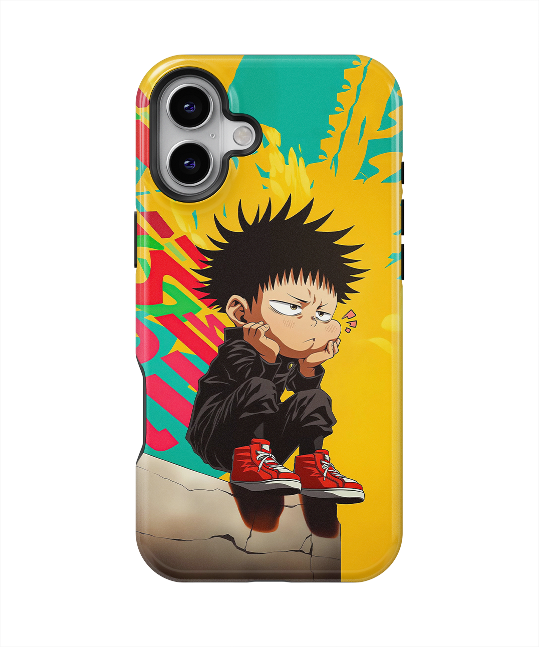 Coque iPhone Anime – Megumi Fushiguro Street Style