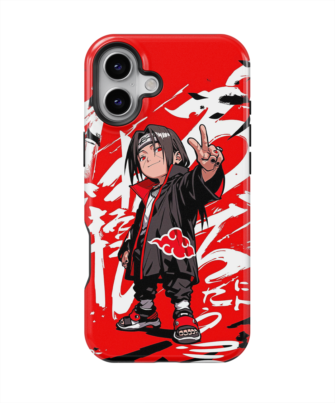 Coque iPhone Anime – Itachi Uchiha Akatsuki Style