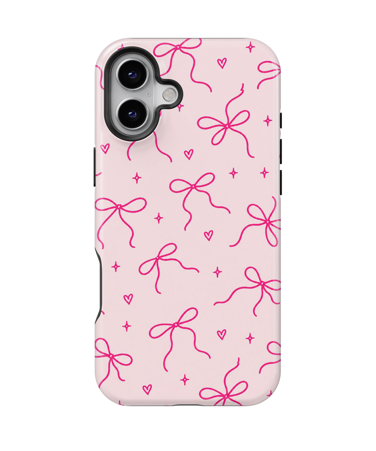 Coque iPhone – Design Nœuds Roses
