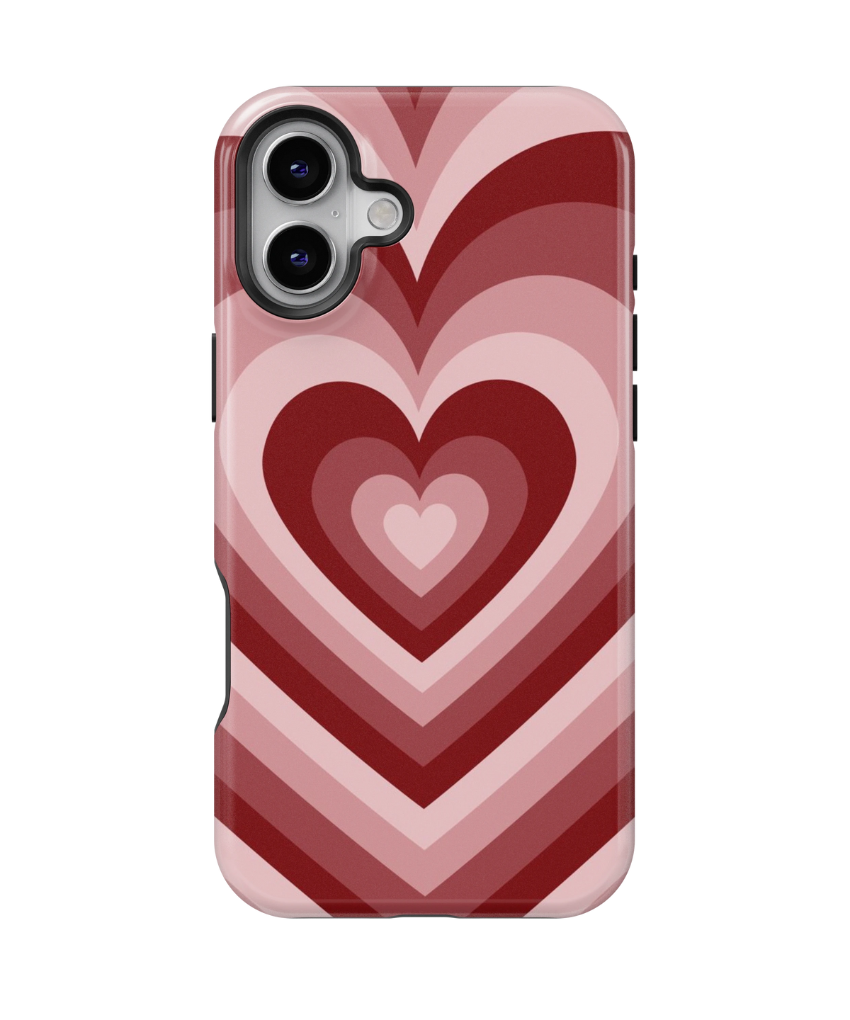 Coque iPhone – Design Cœurs Empilés