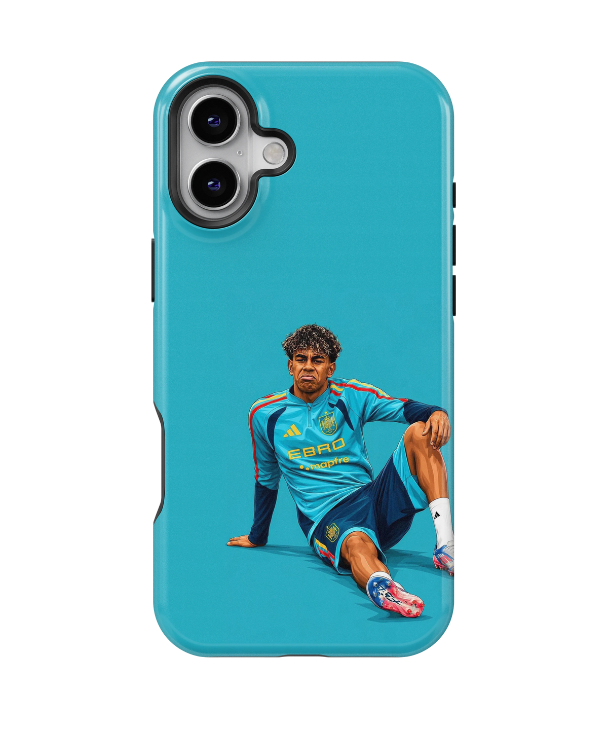 Coque iPhone Lamine Yamal – Style Bleu | Espagne