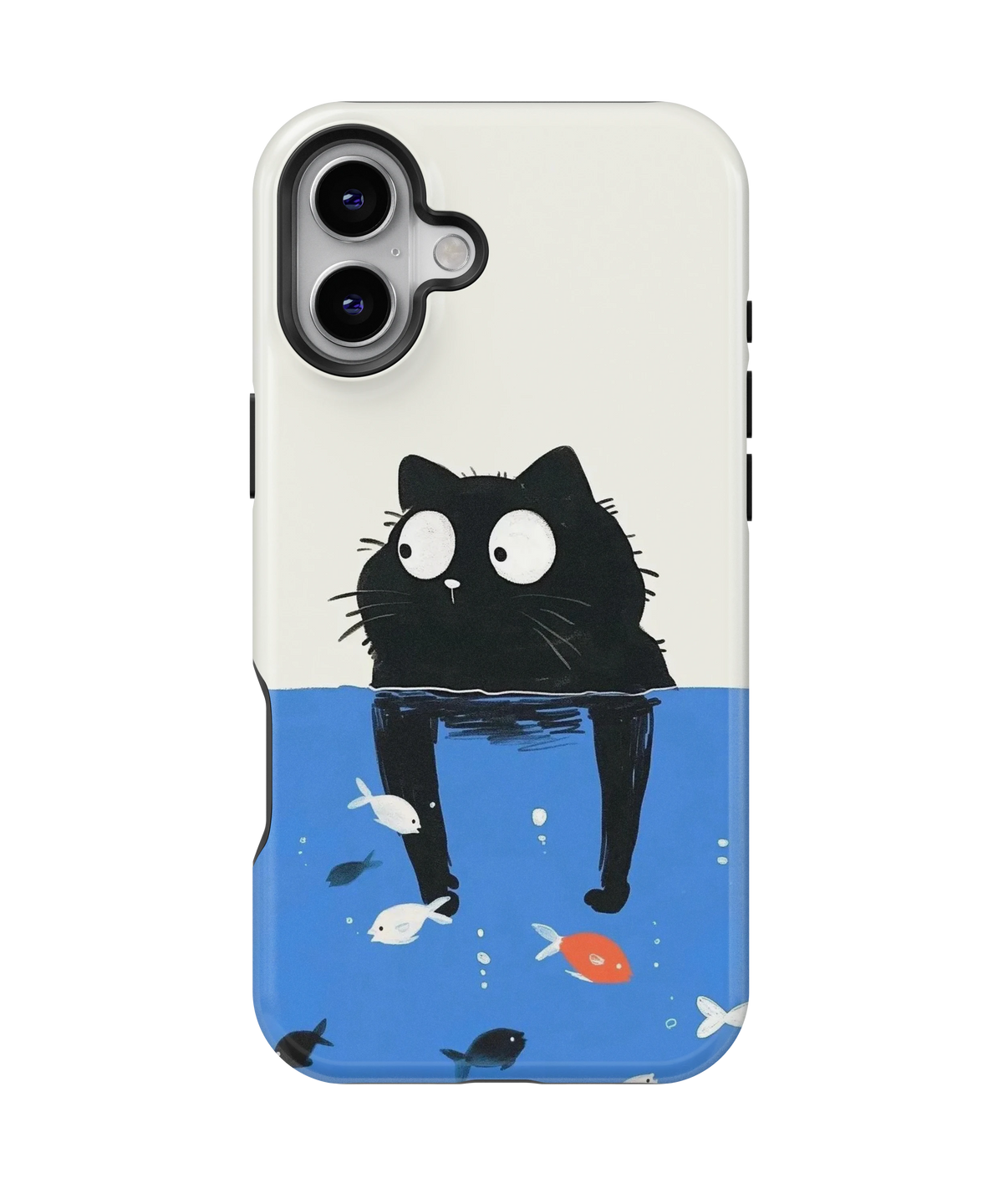 Coque iPhone – Design Chat Noir Océan