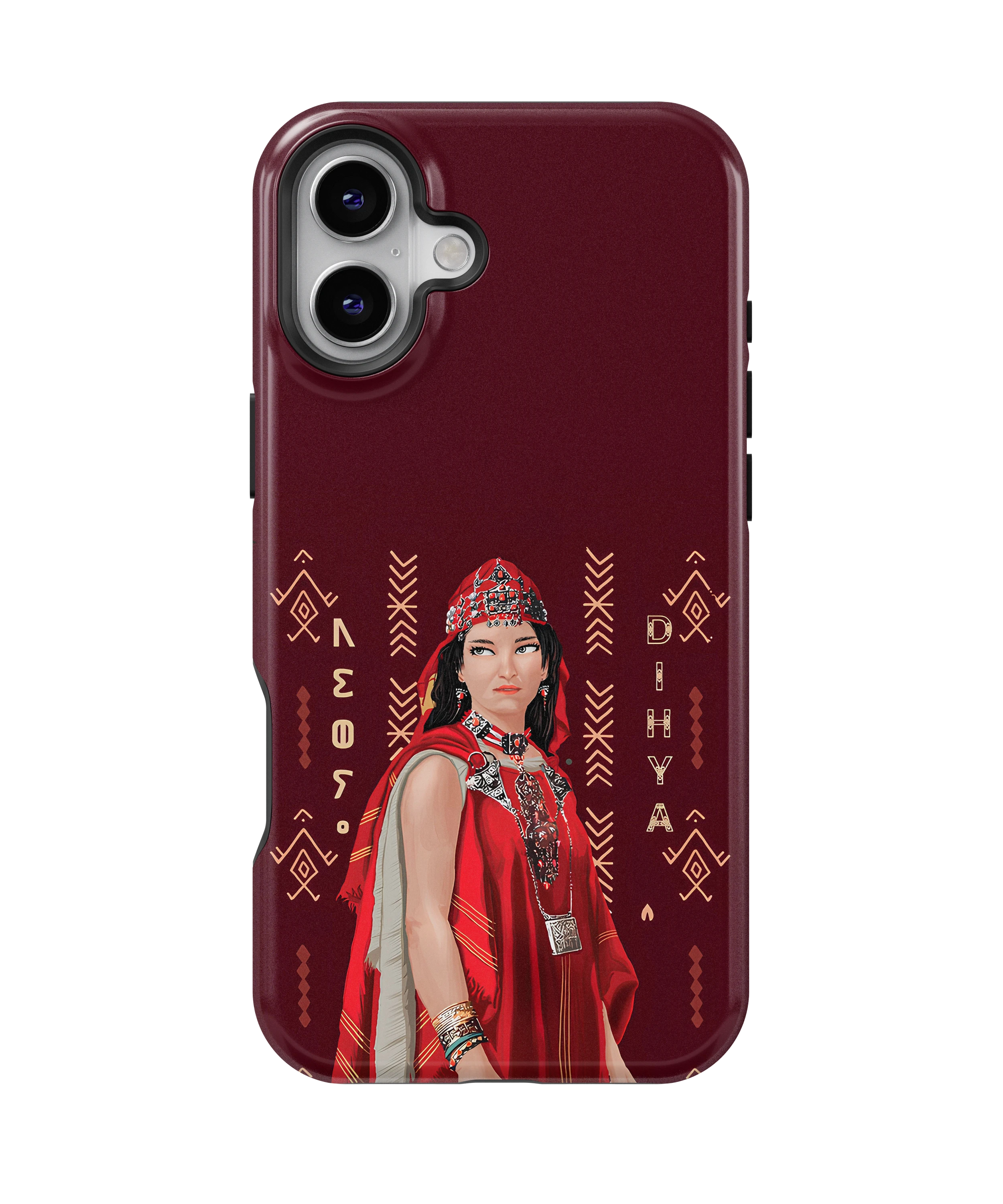 Coque iPhone – Design Amazigh Traditionnel “Dihya”