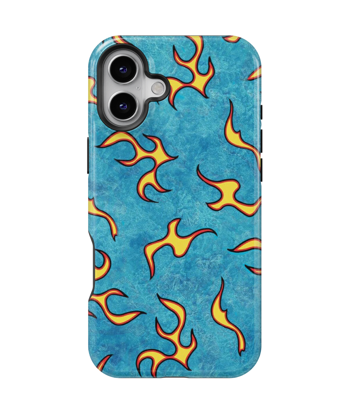 Coque iPhone – Blue Fire