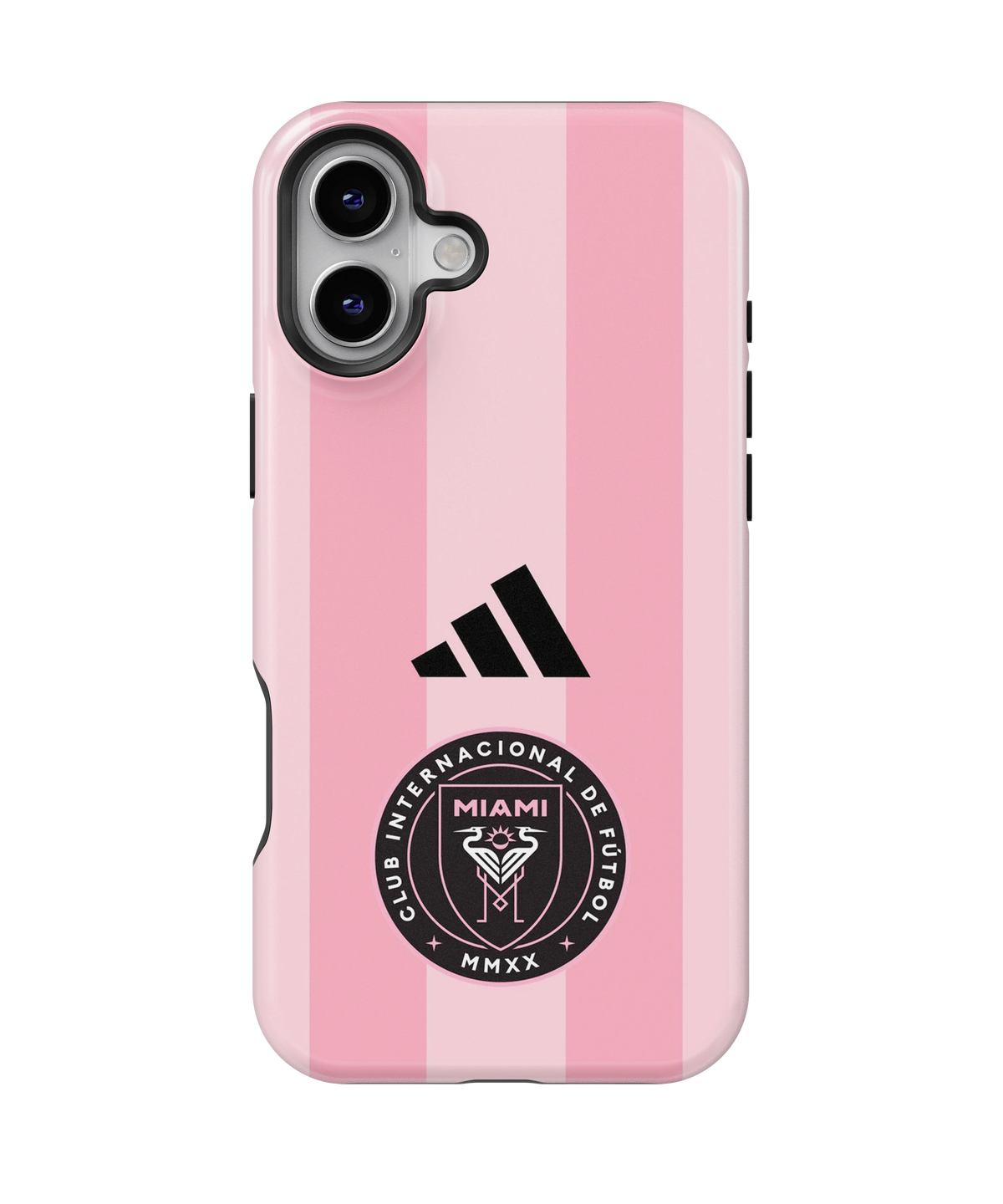 Coque iPhone Miami – Design Pink Stripes | Inter Miami
