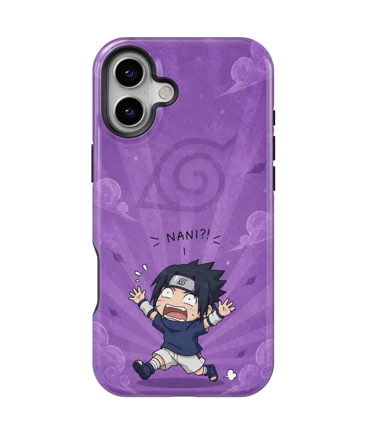 Coque iPhone Sasuke – Design NANI?! | Naruto
