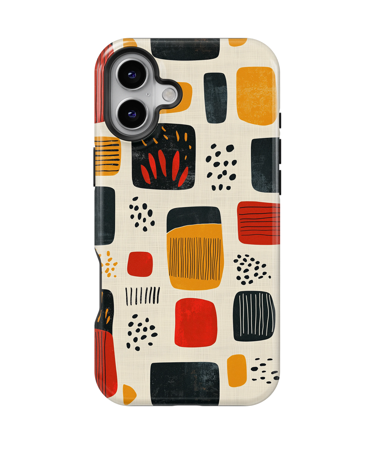 Coque iPhone – Design Abstrait Géométrique
