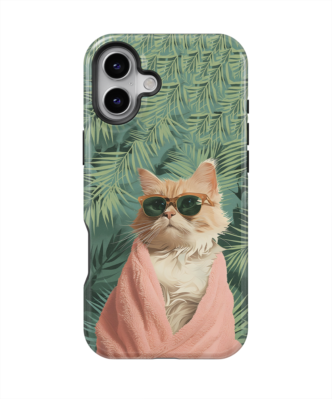 Coque iPhone – Chat Stylé Tropica