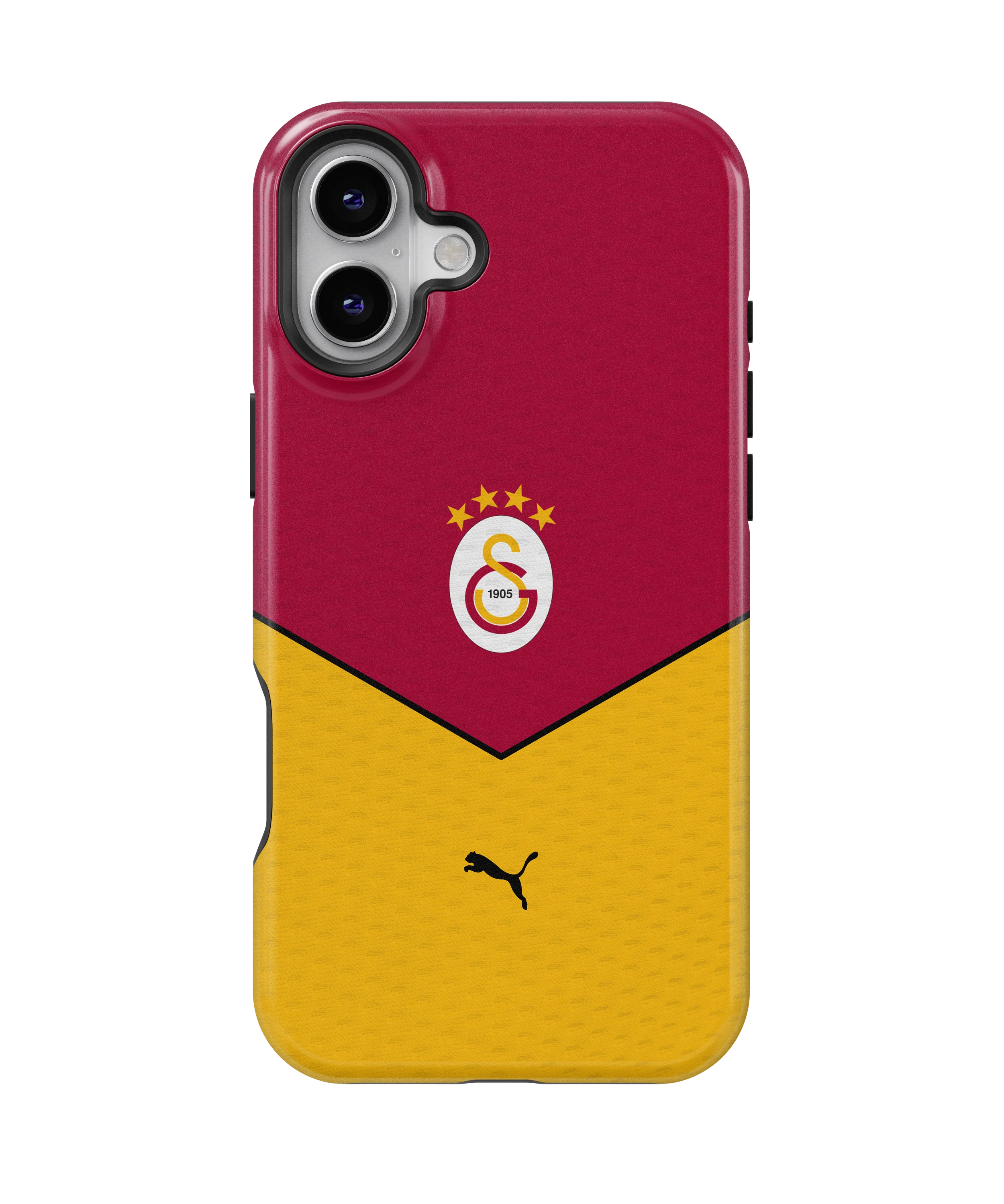Coque iPhone – Style Maillot Galatasaray Rouge & Jaune