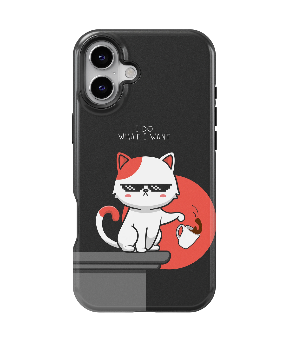 Coque iPhone – Cat Boss “I Do What I Want”