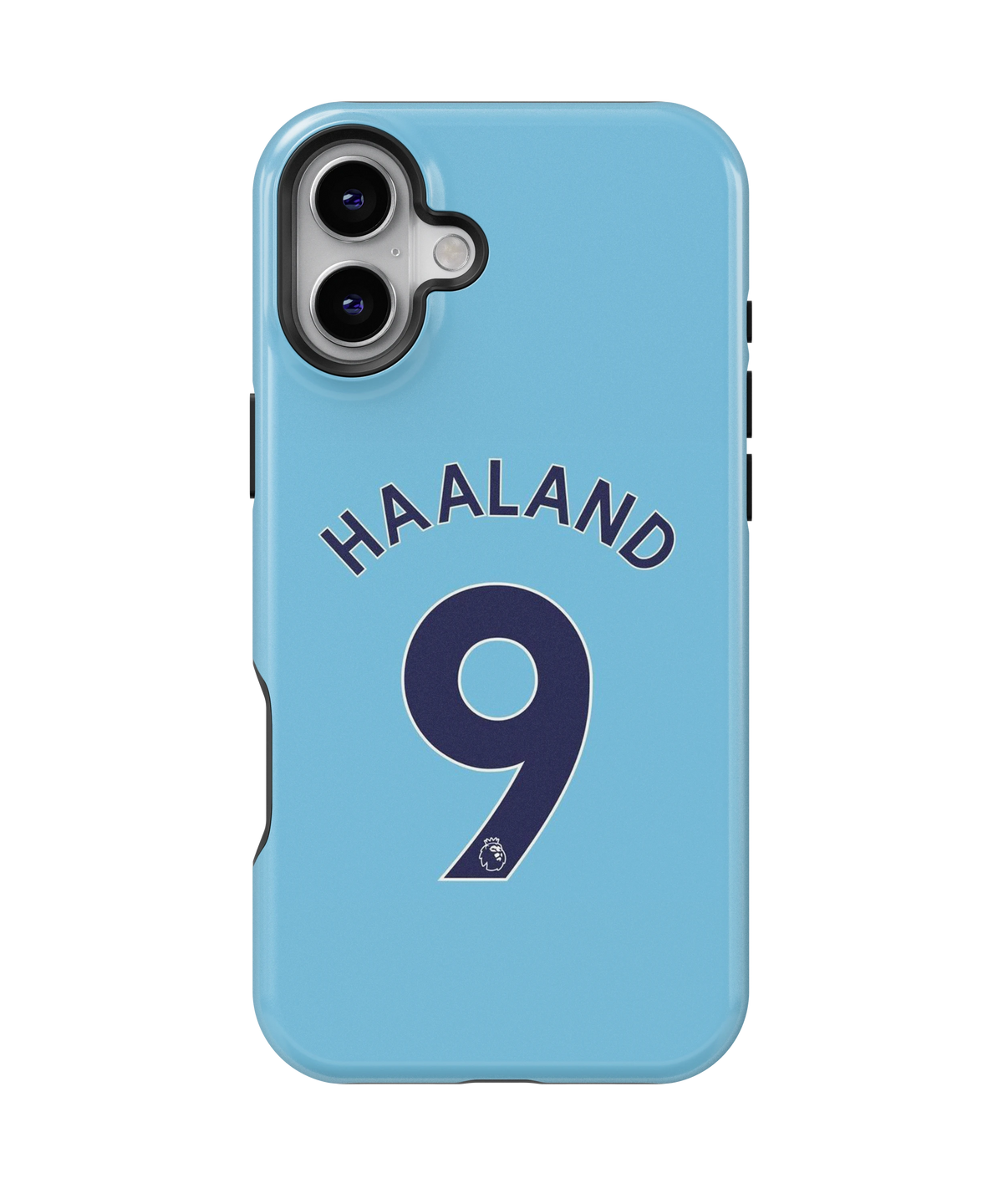 Coque iPhone Haaland – Design Bleu | Manchester City