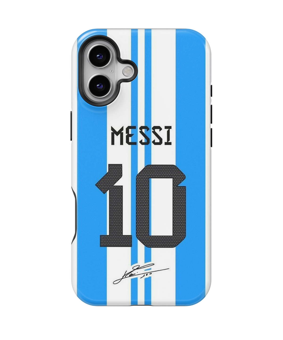 Coque iPhone Messi – Bleu et Blanc | Argentine