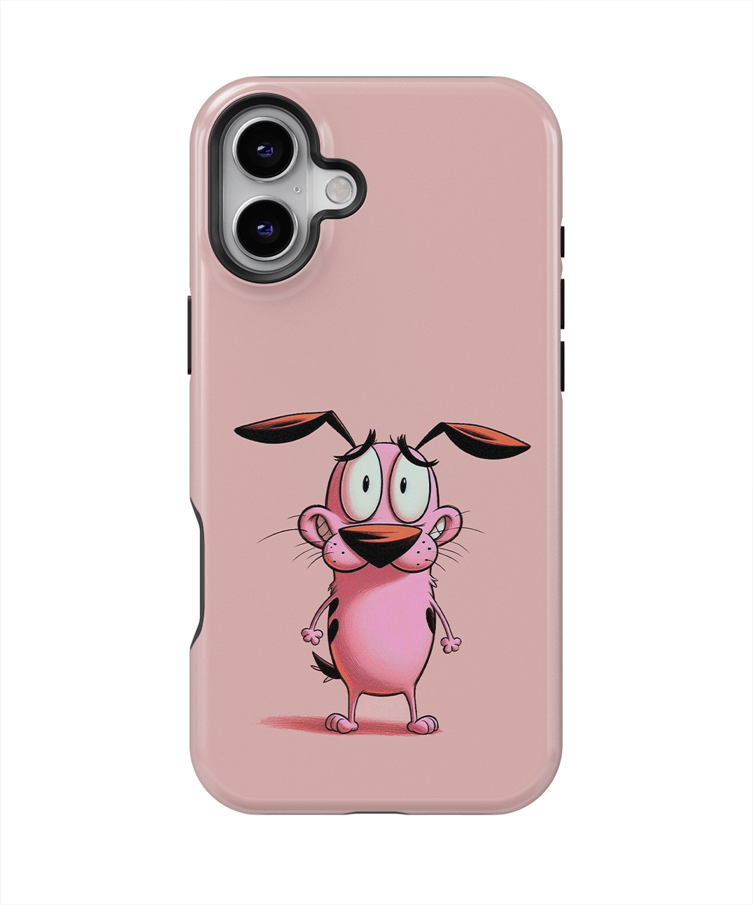 Coque iPhone – Design Courage le Chien
