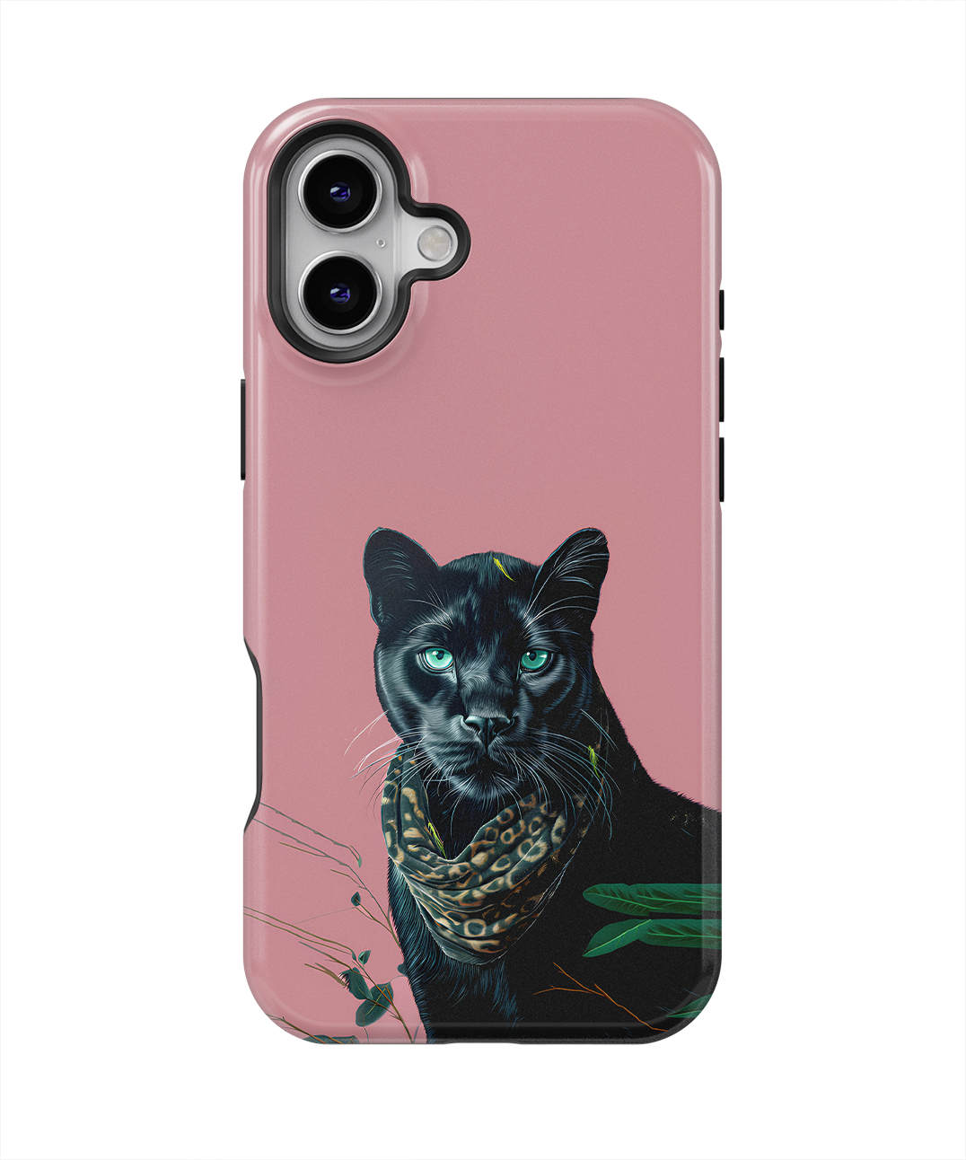 Coque iPhone – Panthère Noire Élégante