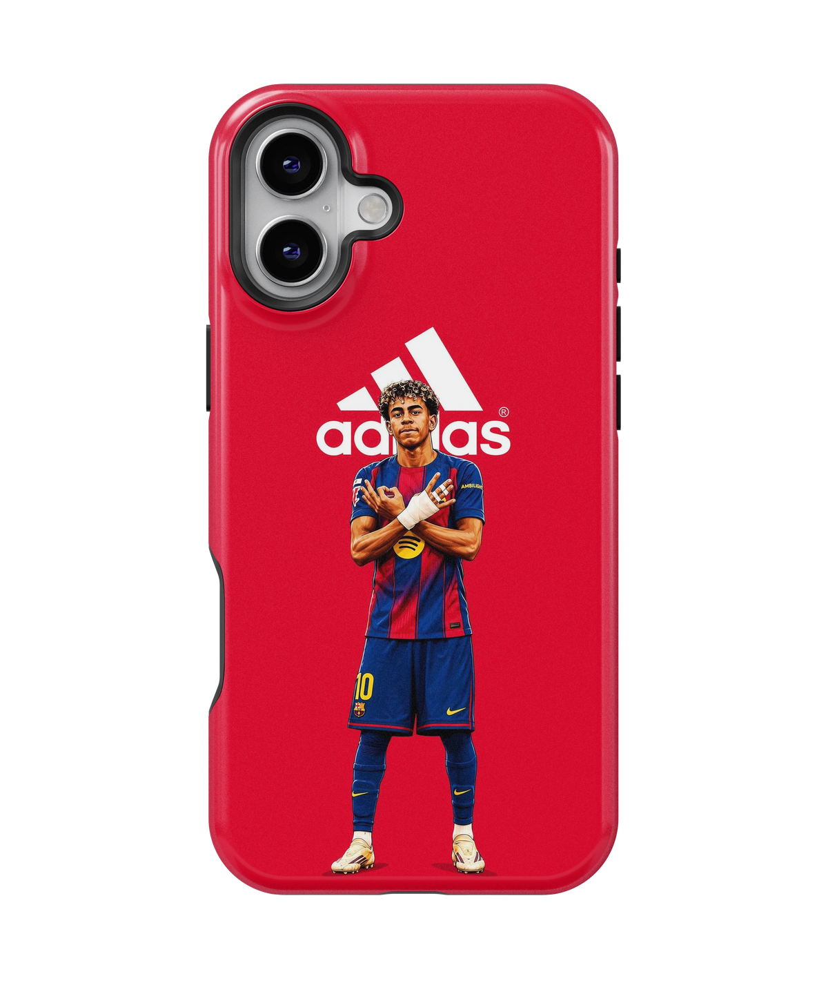 Coque iPhone – Design Foot Barcelona Red