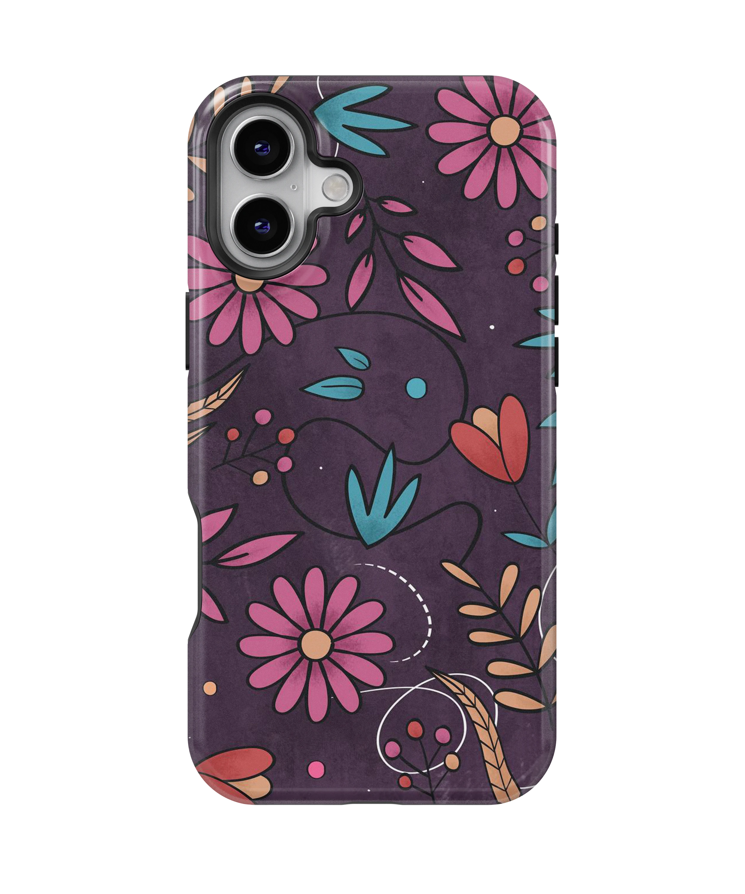 Coque iPhone – Design Floral Élégant & Coloré
