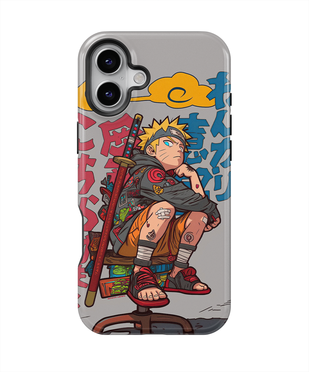 Coque iPhone Anime – Design Naruto Uzumaki Style Street Art