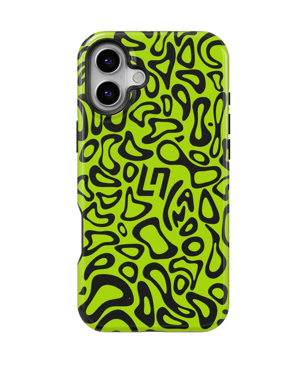 Coque iPhone – Design Fluorescent Noir