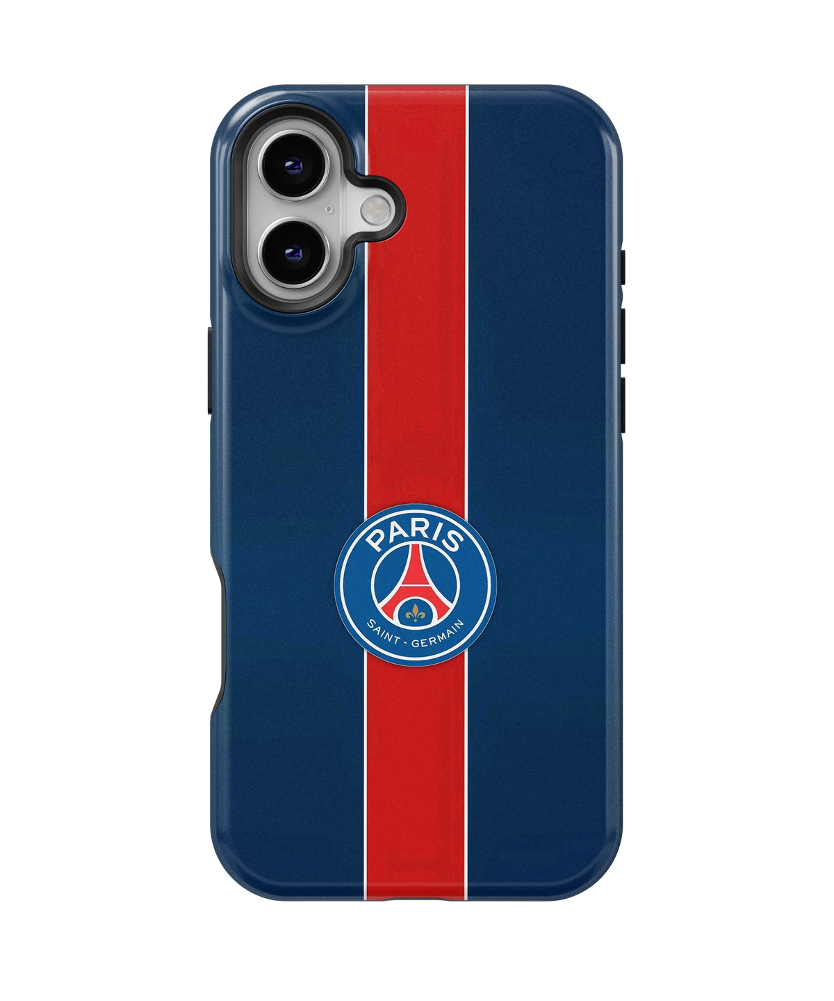 Coque iPhone Paris Saint-Germain – Bleu et rouge | PSG