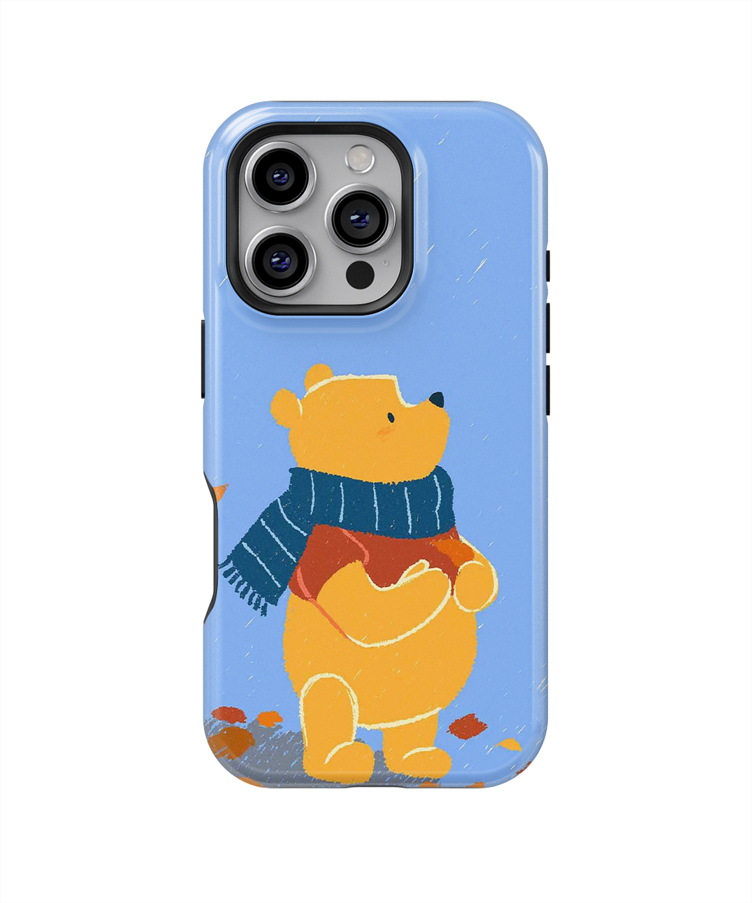 Coque iPhone – Ours Mignon Style Automne