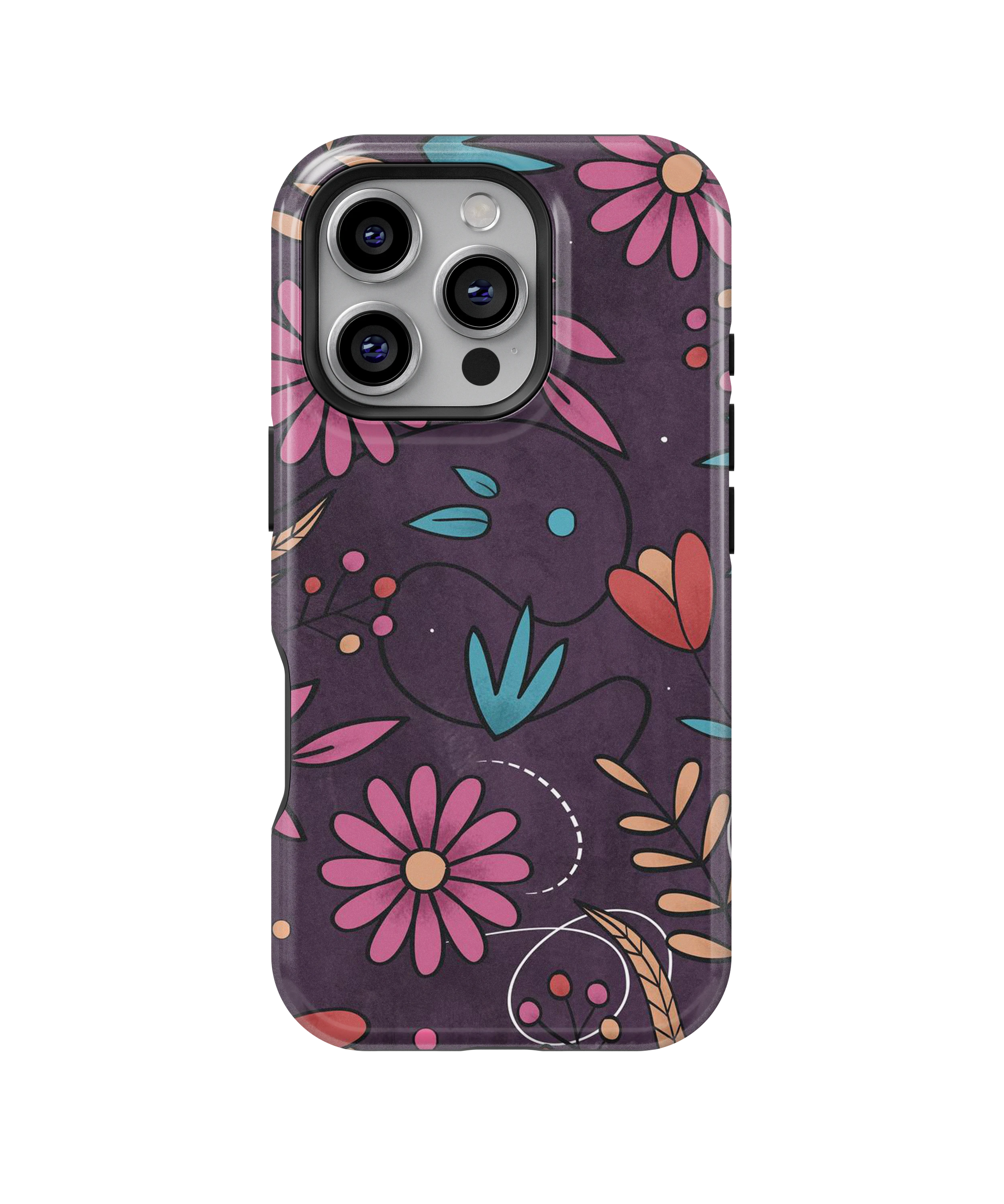 Coque iPhone – Design Floral Élégant & Coloré