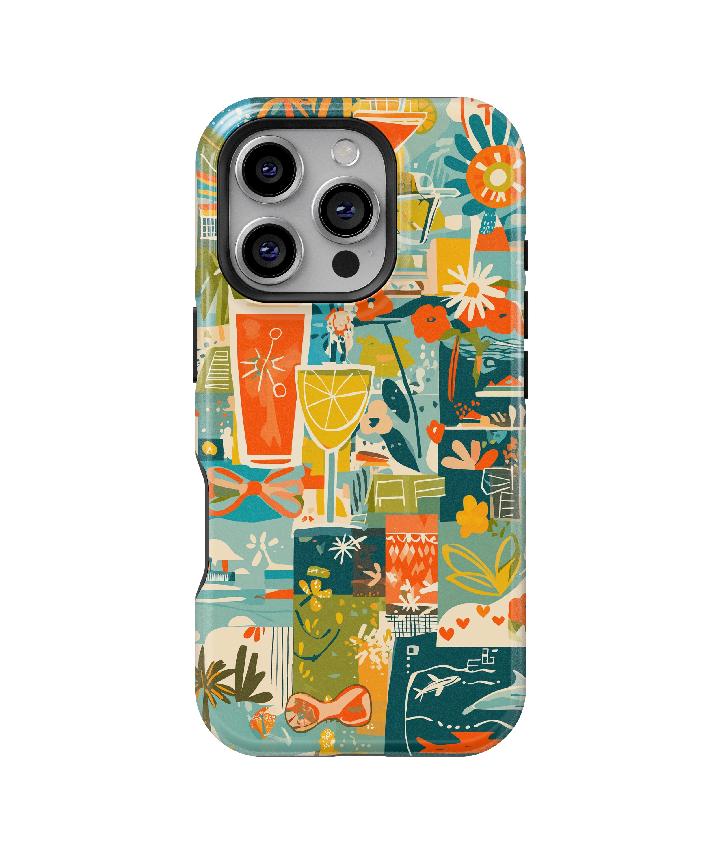 Coque iPhone – Design Summer Coloré & Lifestyle Tropical