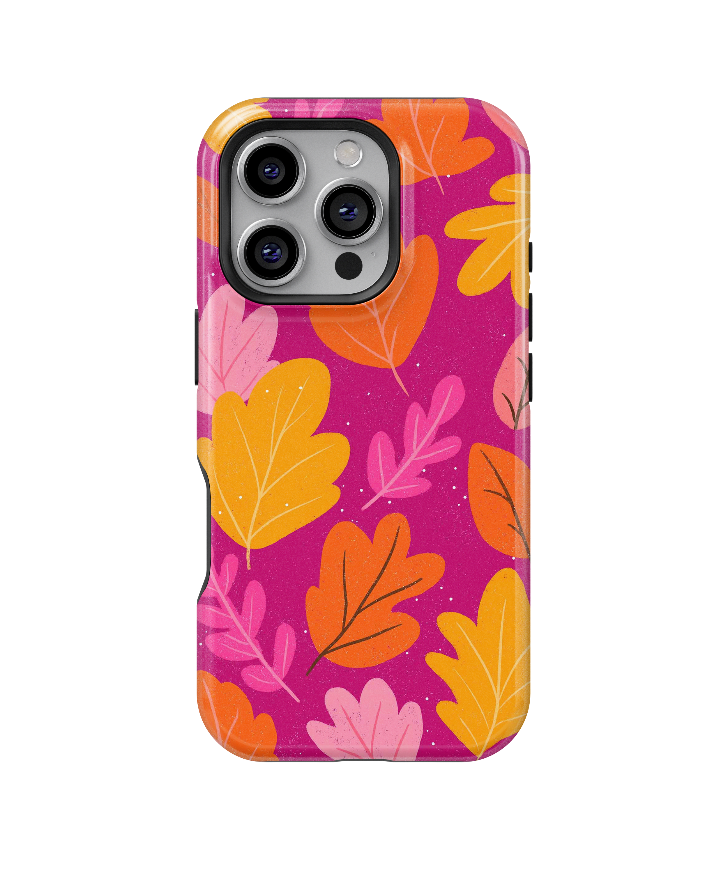 Coque iPhone – Design Feuilles Colorées
