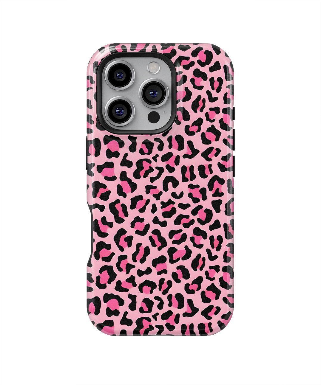 Coque iPhone – Motif Léopard Rose Tendance