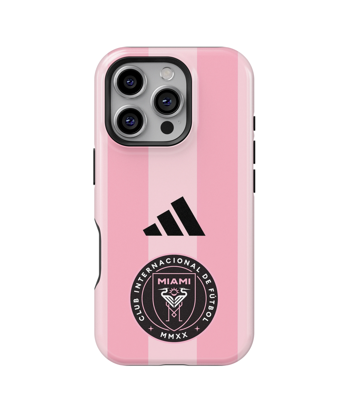 Coque iPhone Miami – Design Pink Stripes | Inter Miami