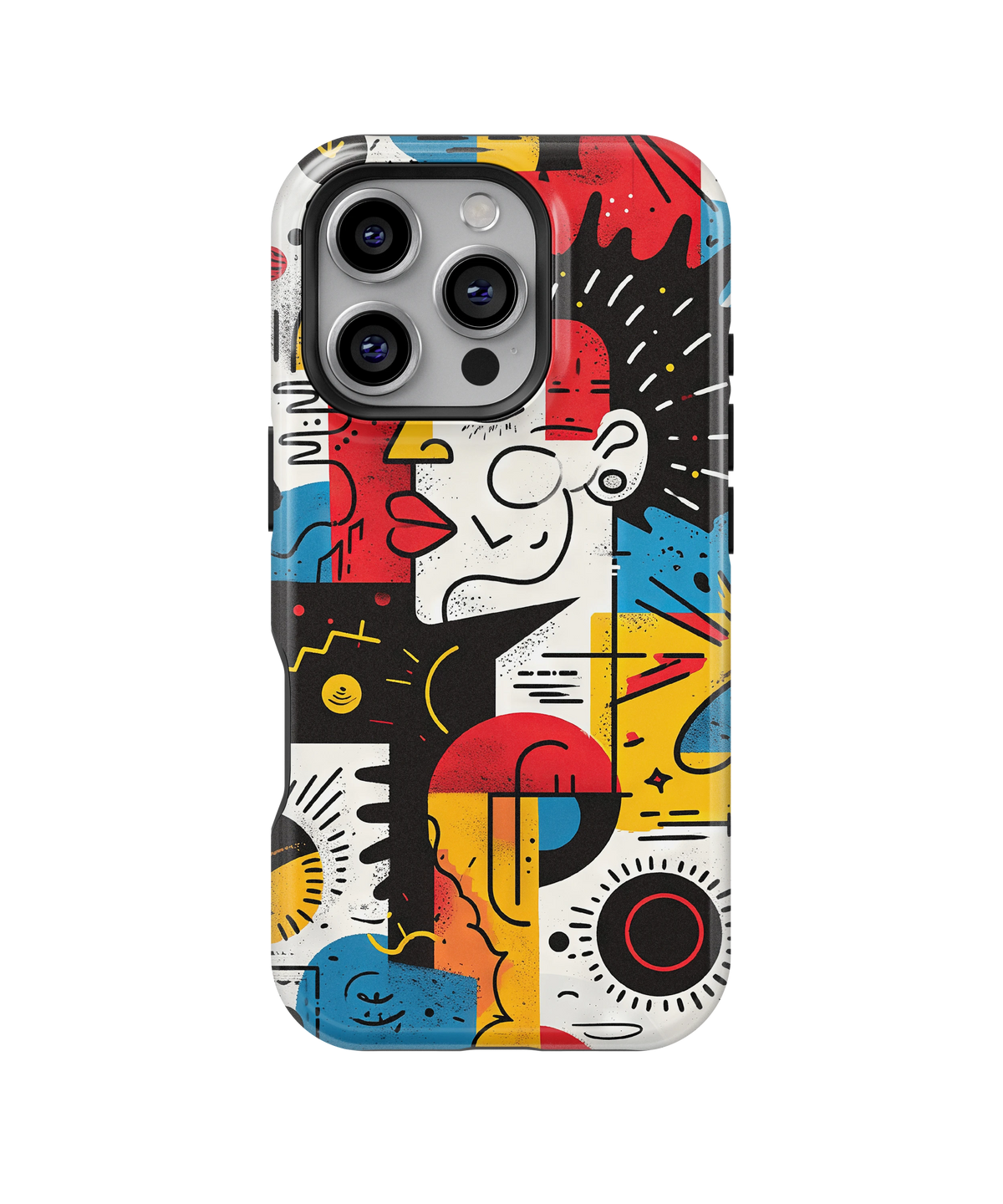 Coque iPhone – Design Abstrait Pop Art