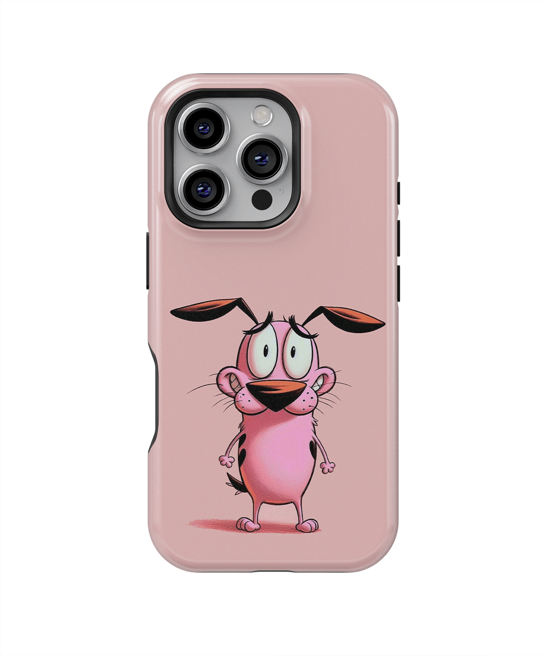 Coque iPhone – Design Courage le Chien