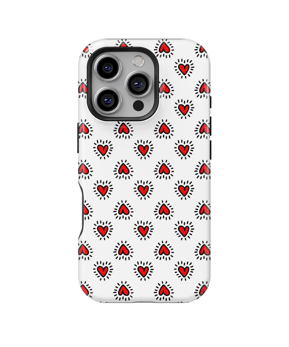 Coque iPhone – Design Cœurs Pop